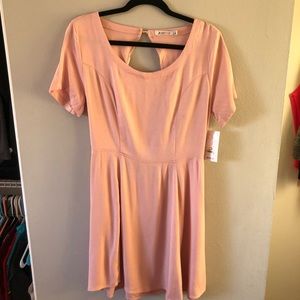 Open Back Skater Dress